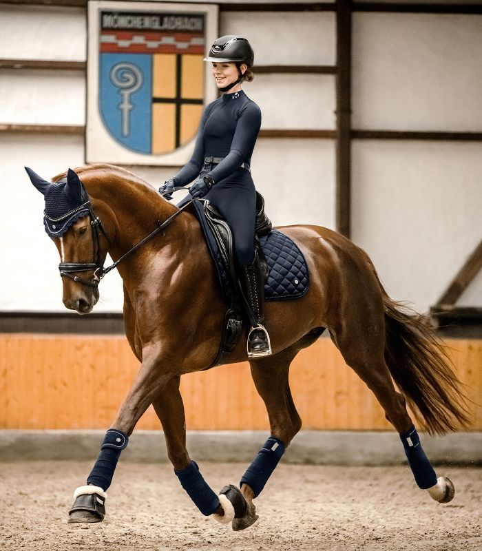 Waldhausen Nepal Springunderlag - Night Blue - animondo.dk