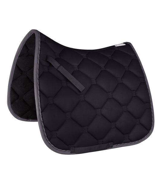 Waldhausen Saddle Pad Esperia, black/grey, D (Dressur) - animondo.dk