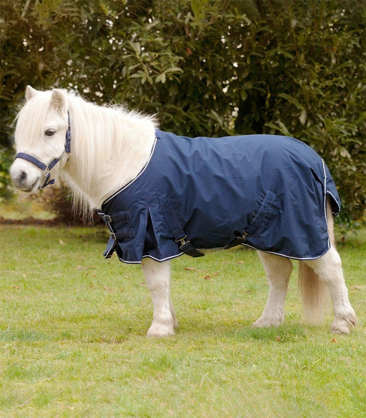 Waldhausen Shetty Rain Sheet with cross surcingles - Night blue - animondo.dk