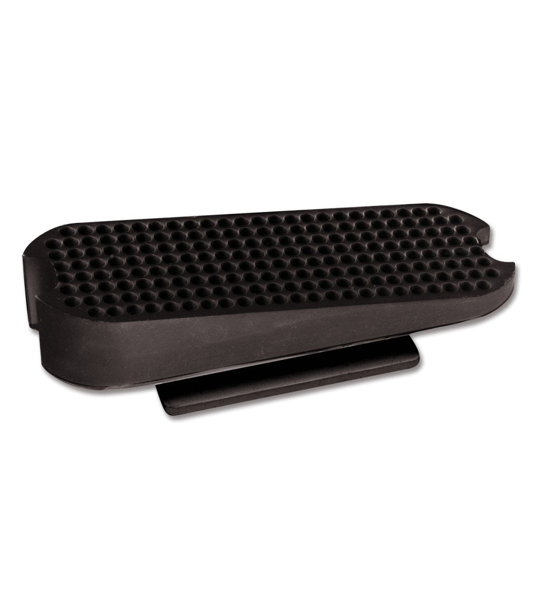 Waldhausen Stirrup Pad slanting - Sort - 12 cm - animondo.dk